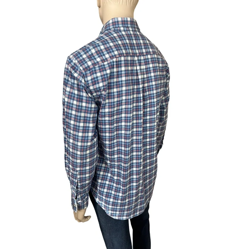 Vineyard Vines by Shep & Ian Whale Shirt Cotton Button Front Plaid Monogrammed - Picture 6 of 14